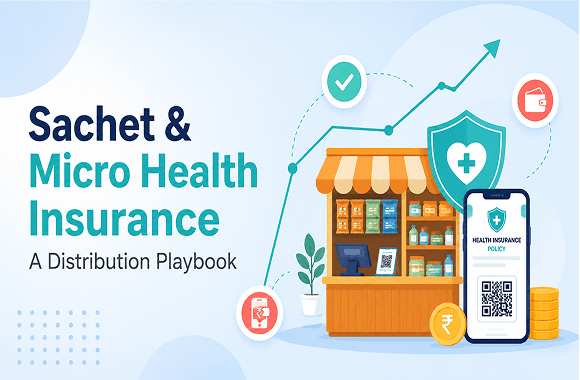 Sachet & Micro Health Insurance in India: A Distribution Playbook. Cover image